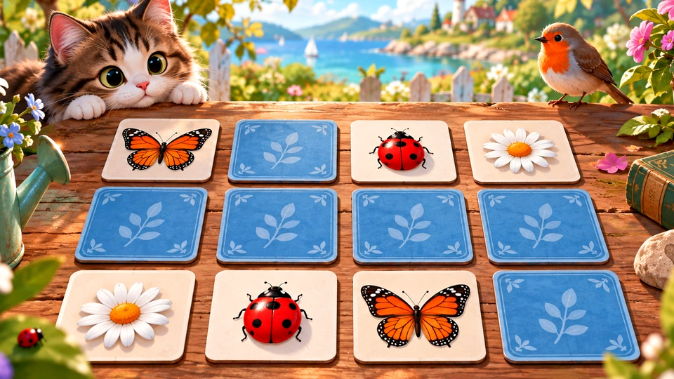 Garden Match — illustrated game cover