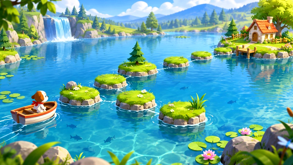 Island Hopper — illustrated game cover